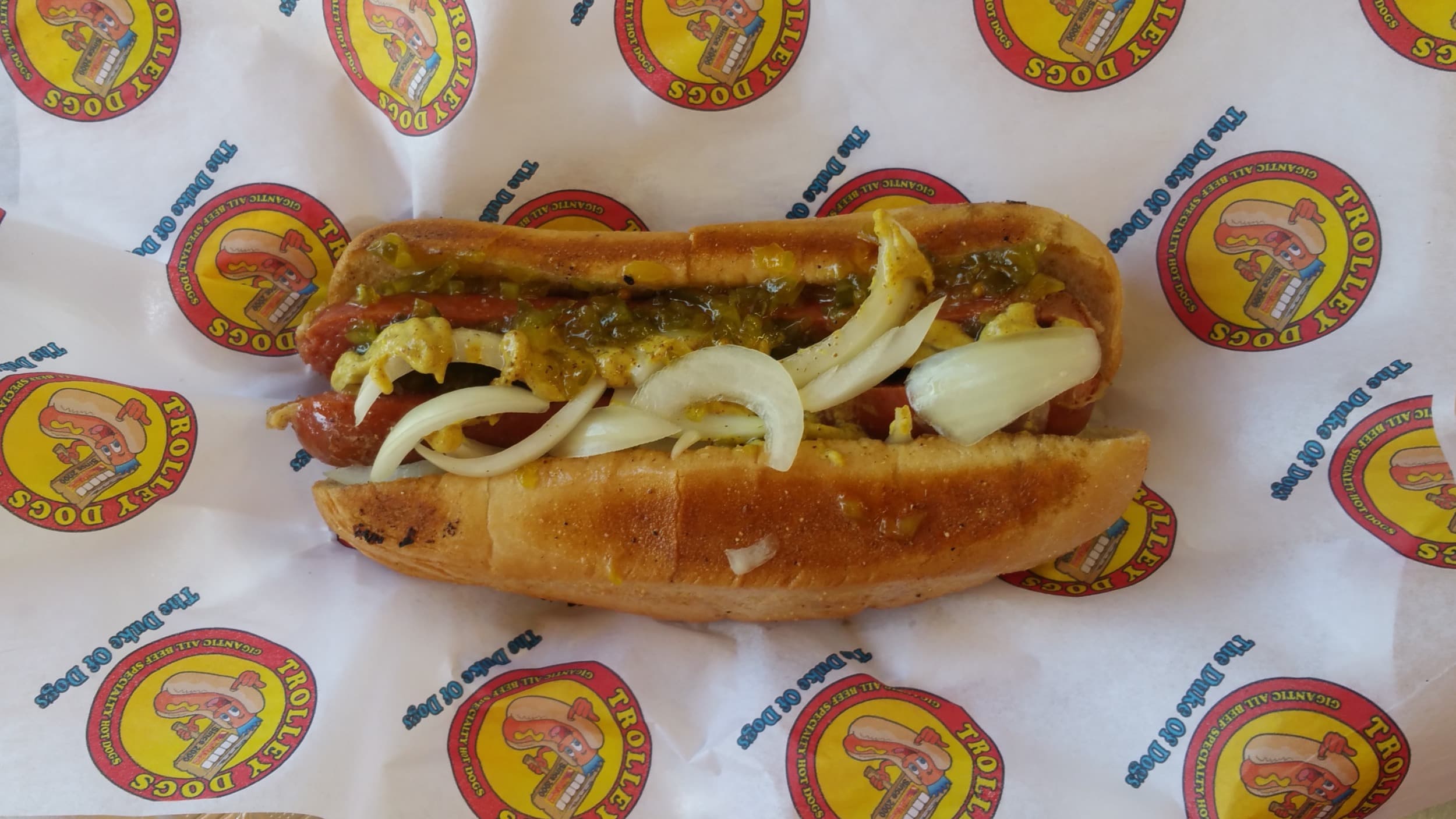 Trolley Dogs serving a New England crowd in 2017