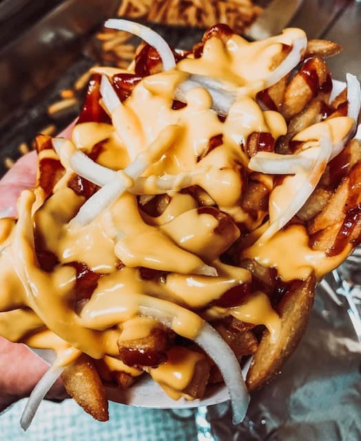 Trolley Dogs crispy golden fries